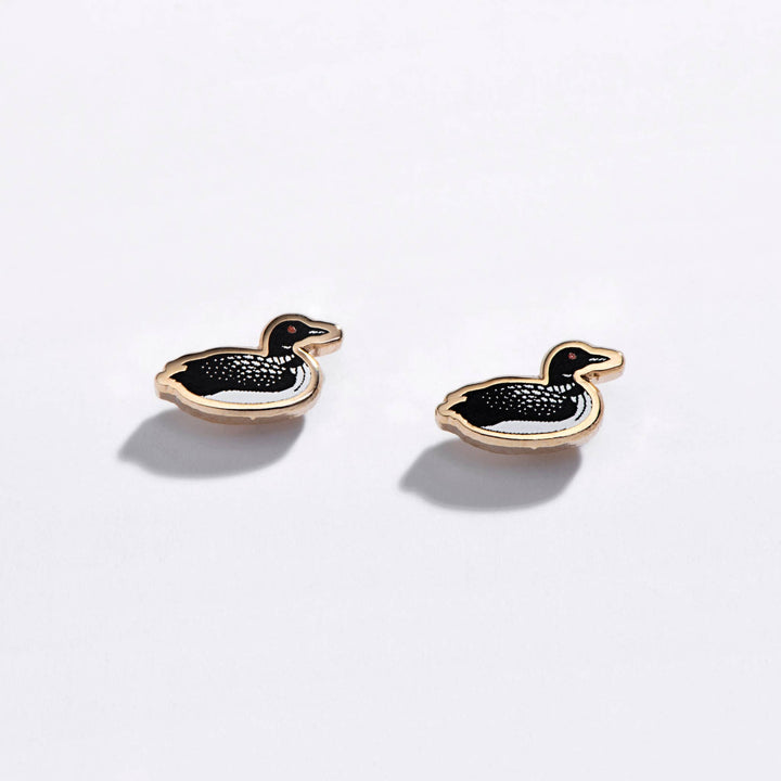 Post Earrings | Loon