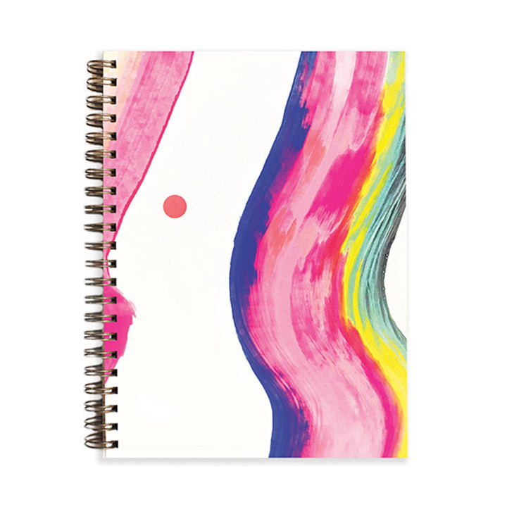 Hand Painted Journal | Candy Swirl