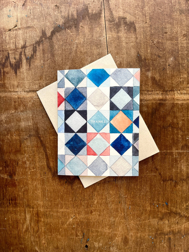 Boxed Thank You Cards "Quilt"