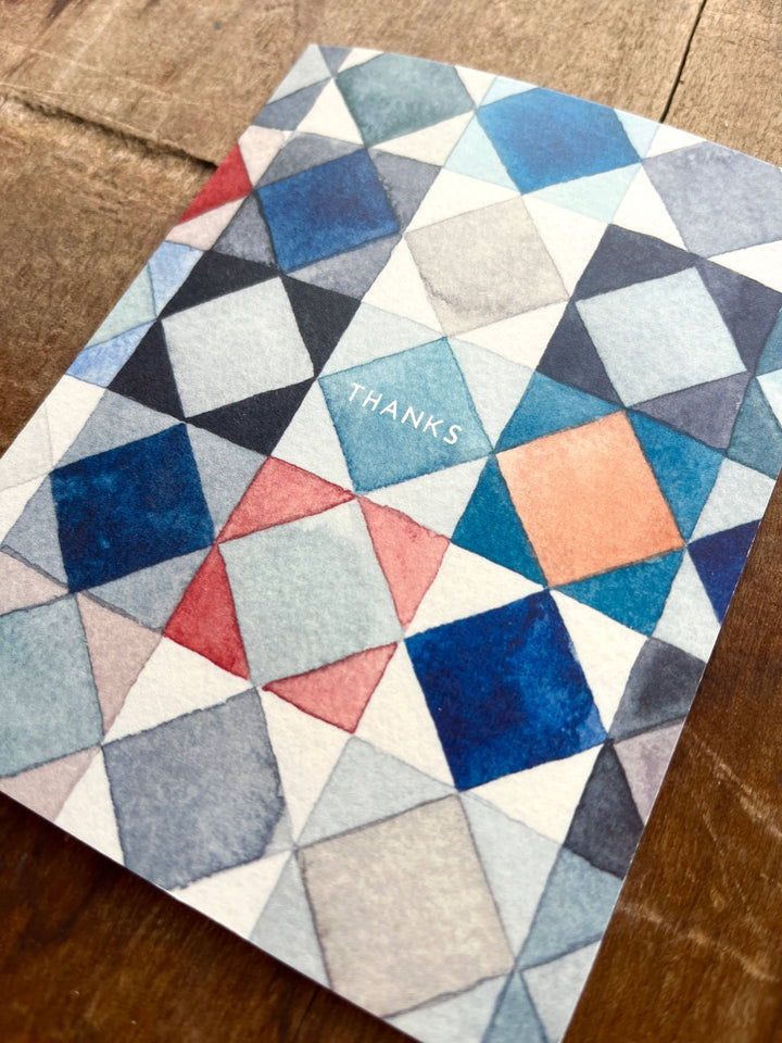 Boxed Thank You Cards "Quilt"