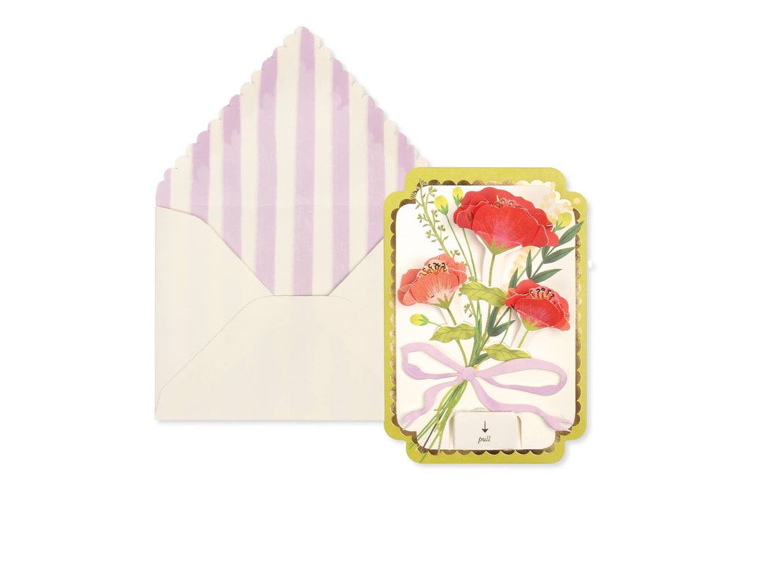 Blank Card Pop-Up "Flower Bouquet"