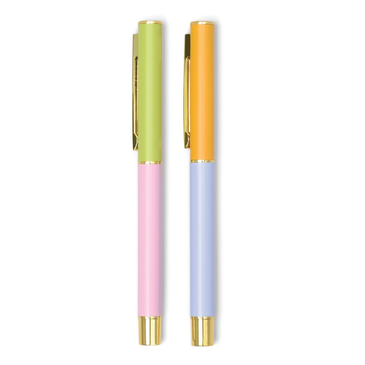 Color Block Pens | Set of 2 | Lilac + Cornflower