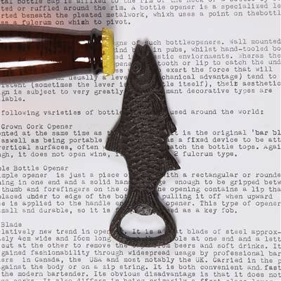 Cast Iron Bottle Opener | Fish