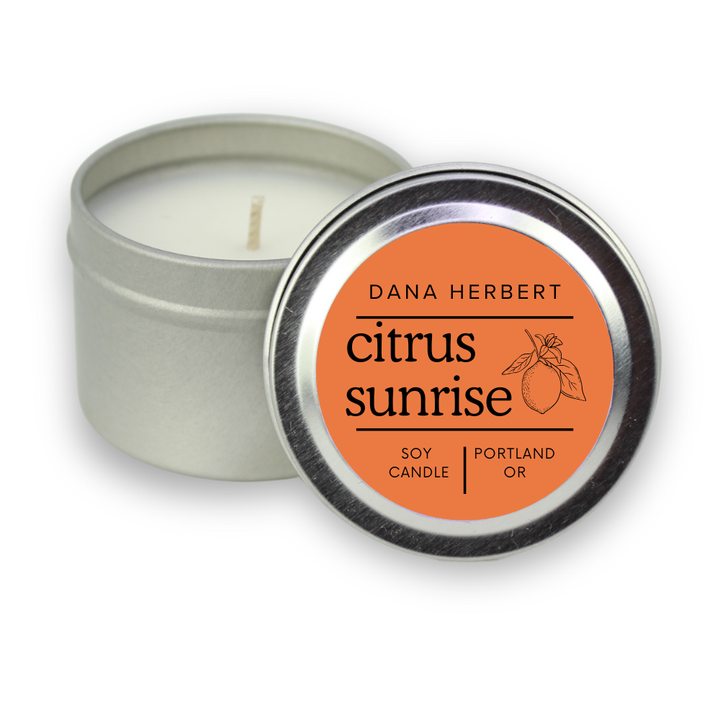 Citrus Sunrise Soy Candle Tin | 2oz