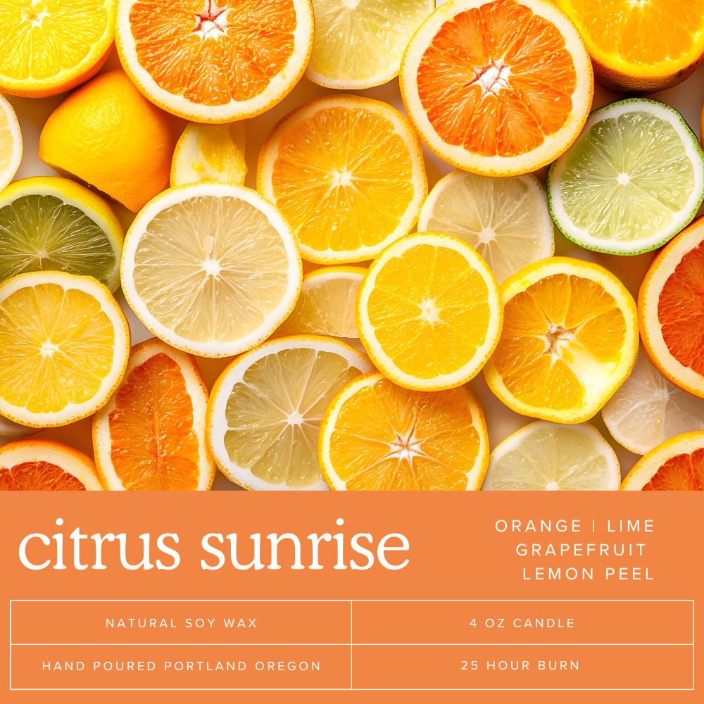 Citrus Sunrise Soy Candle Tin | 4oz