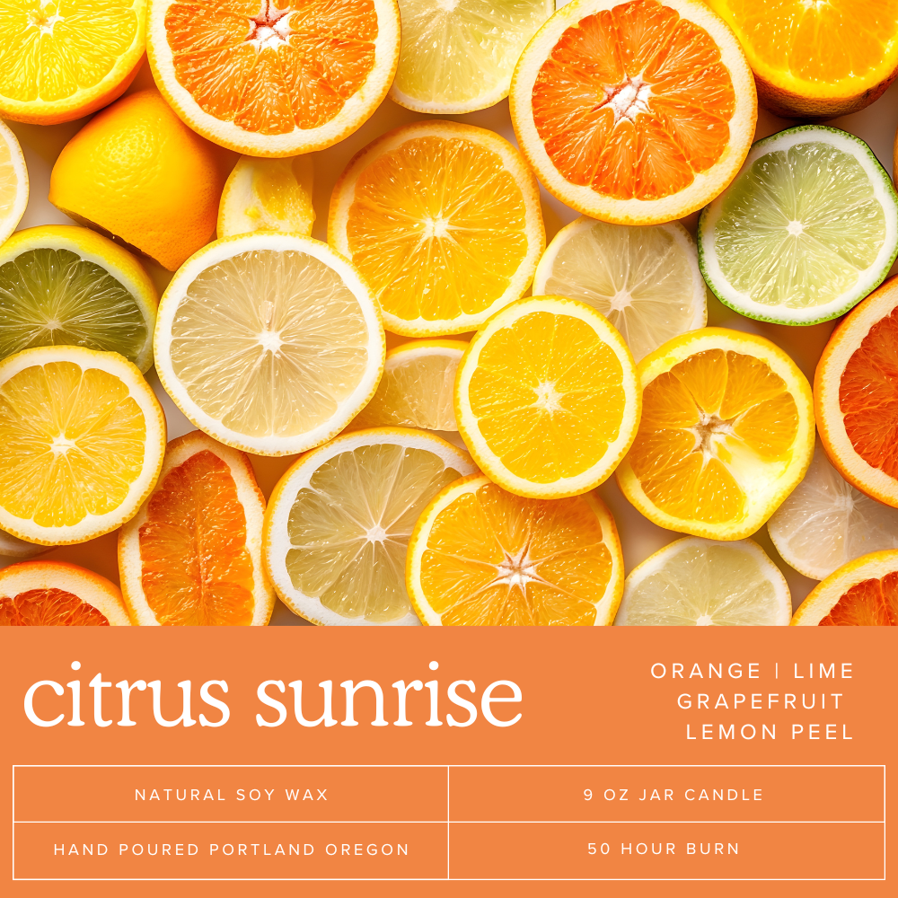 Citrus Sunrise Soy Candle | 9oz