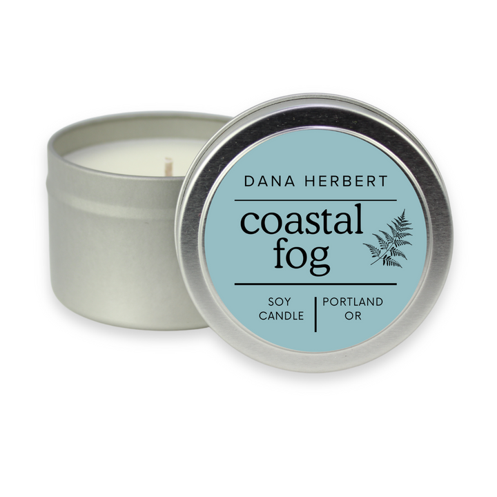 Coastal Fog Soy Candle Tin | 4oz