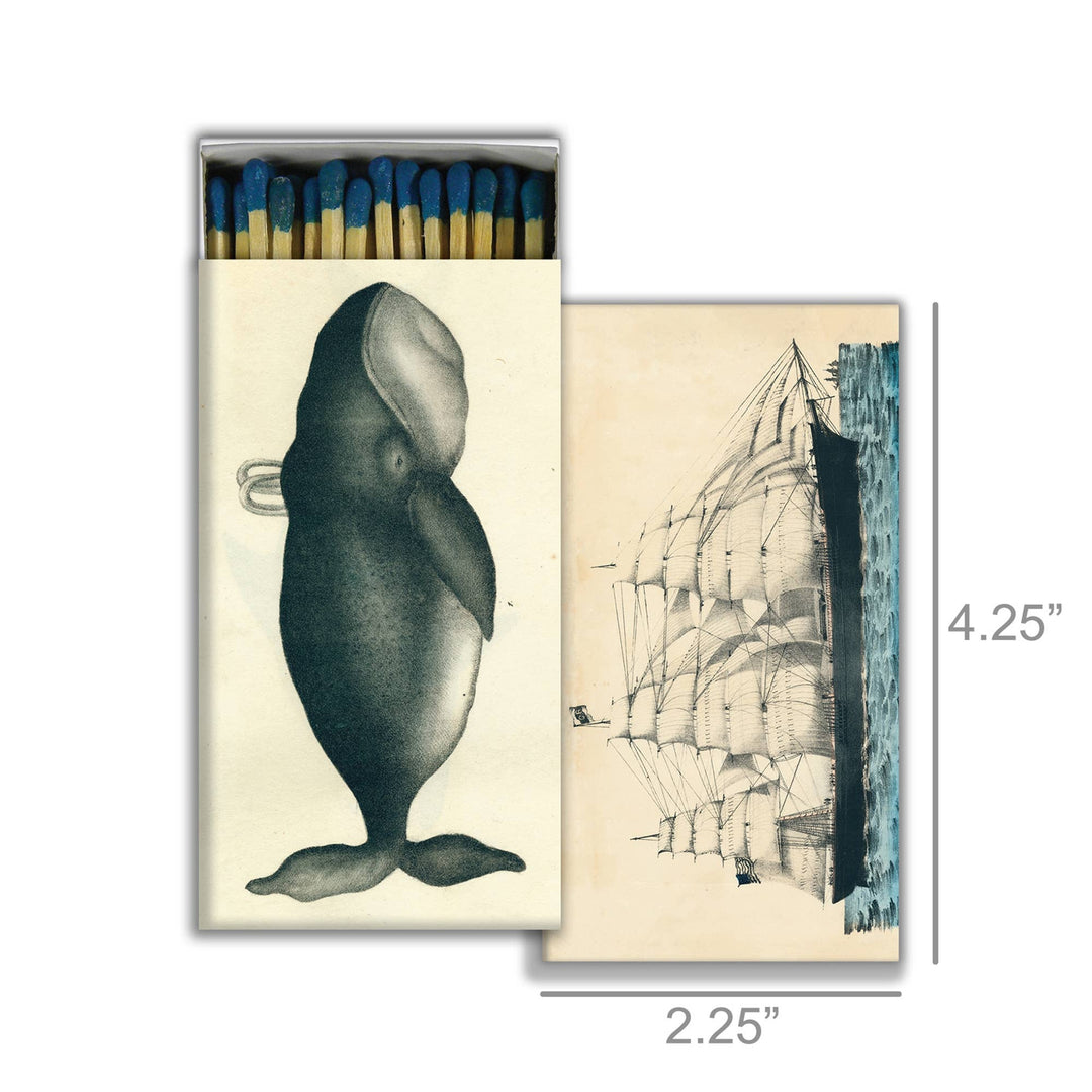 Matches - Whale & Clipper Sailing Ship