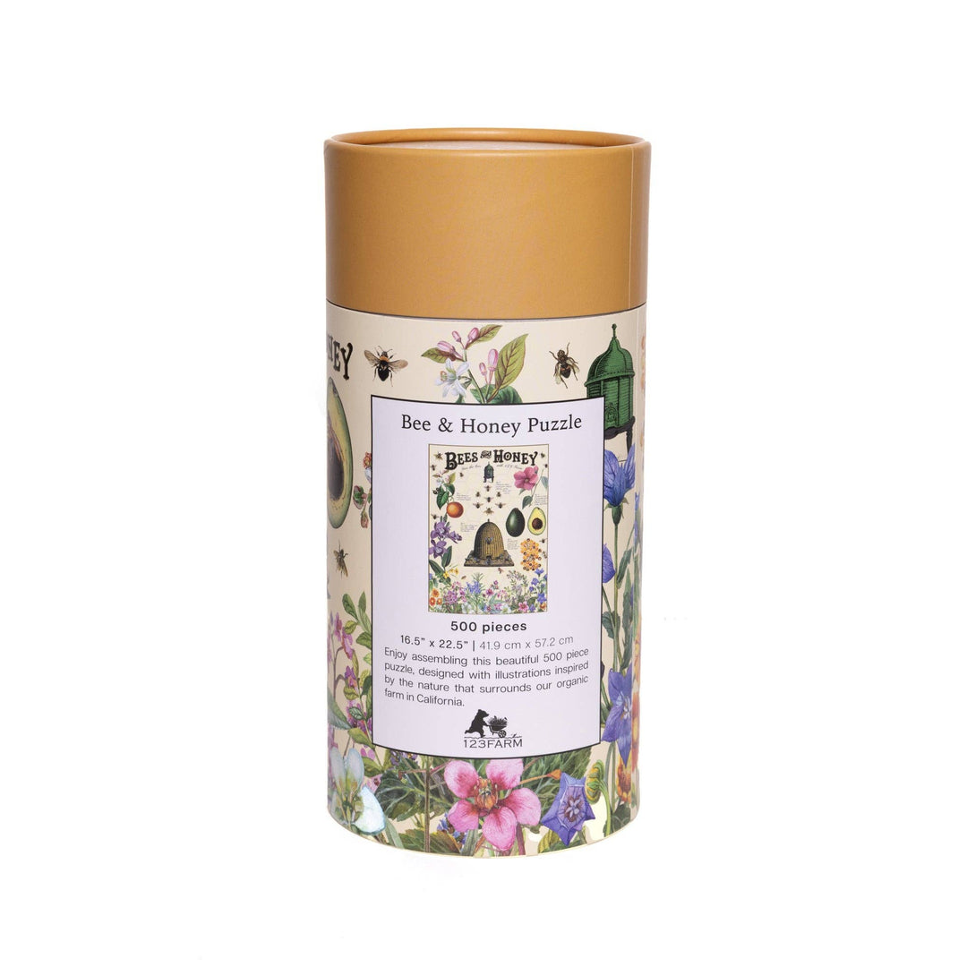 Puzzle | Bees + Flowers 500 Pieces