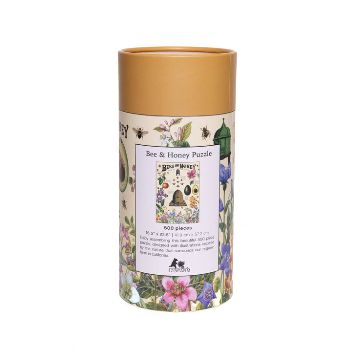 Puzzle | Bees + Flowers 500 Pieces