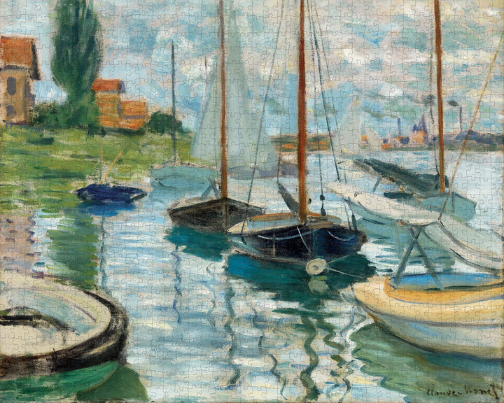 Puzzle | Claude Monet: Sailboats on the Seine 1000