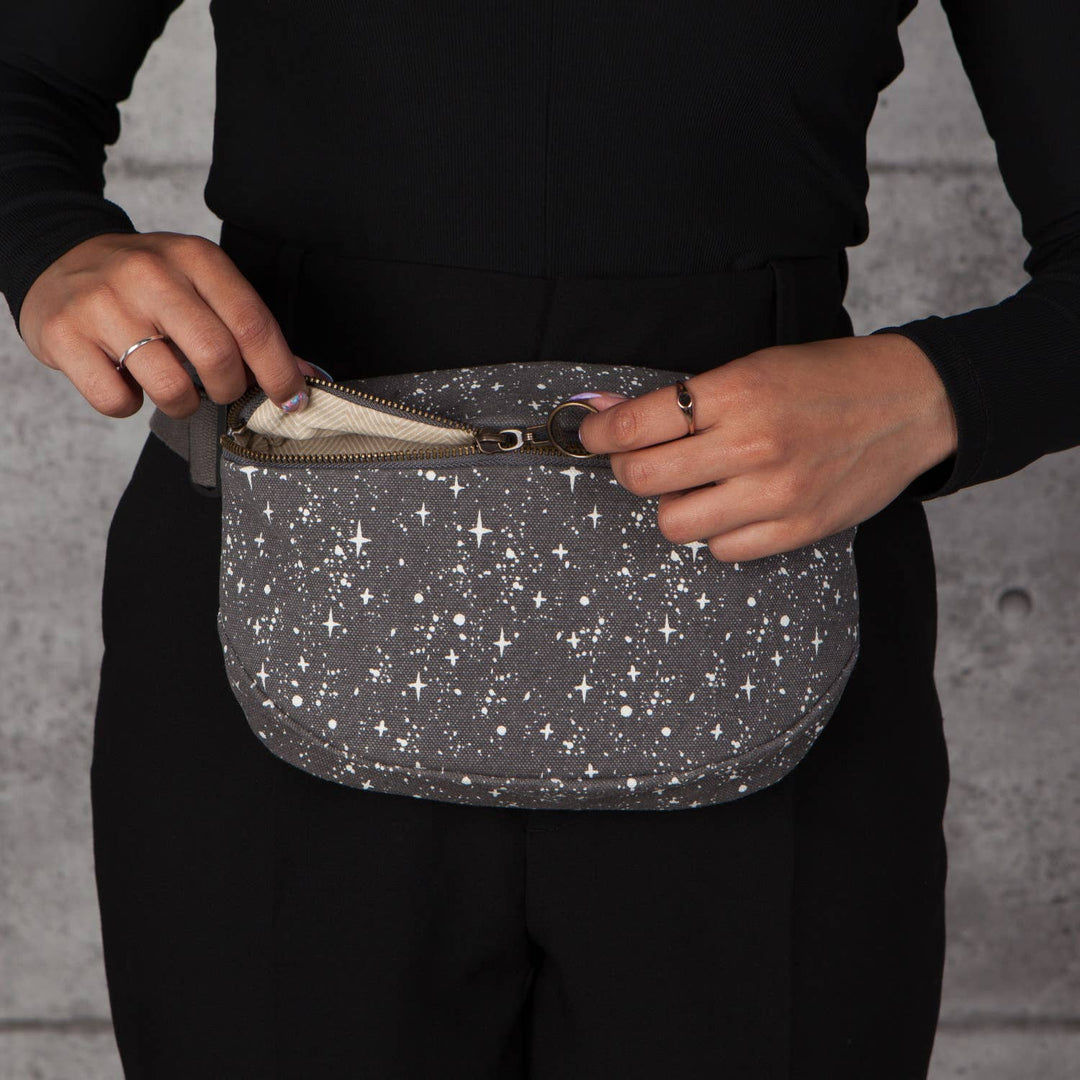 Belt Bag | Gray Starburst