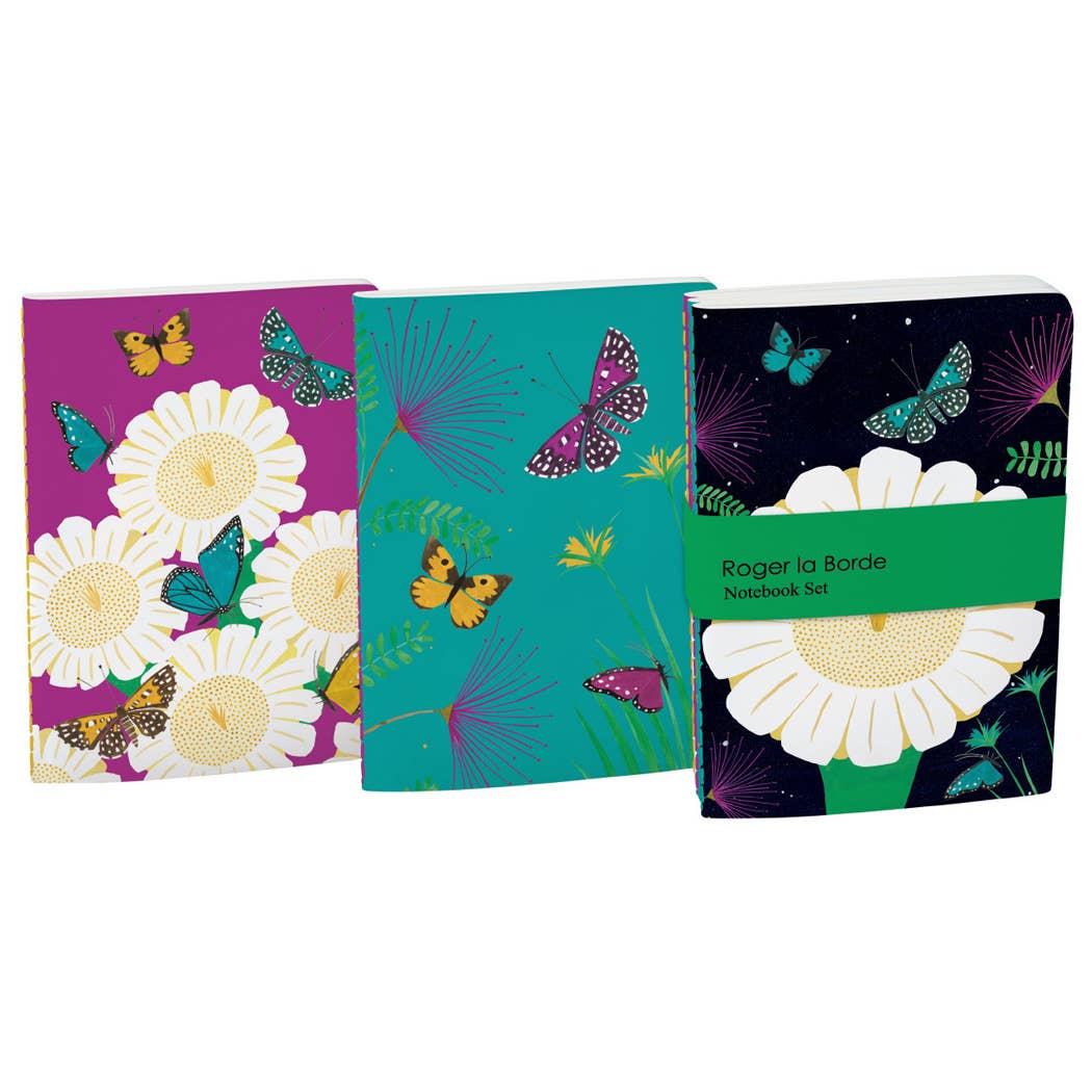 Mini Notebook Trio | Night Flowers