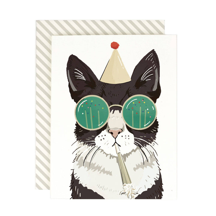 Birthday Card "Party Cat"