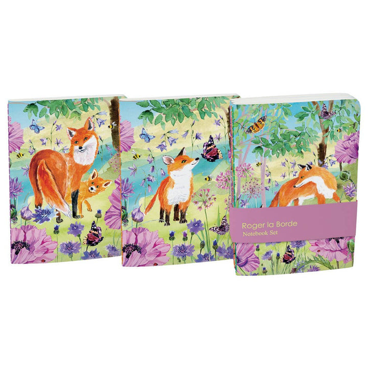 Mini Notebook Trio | Foxes