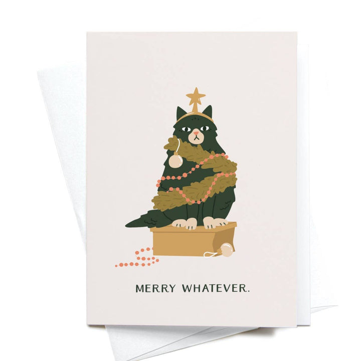 Boxed Christmas Cards "Merry Whatever Cat"