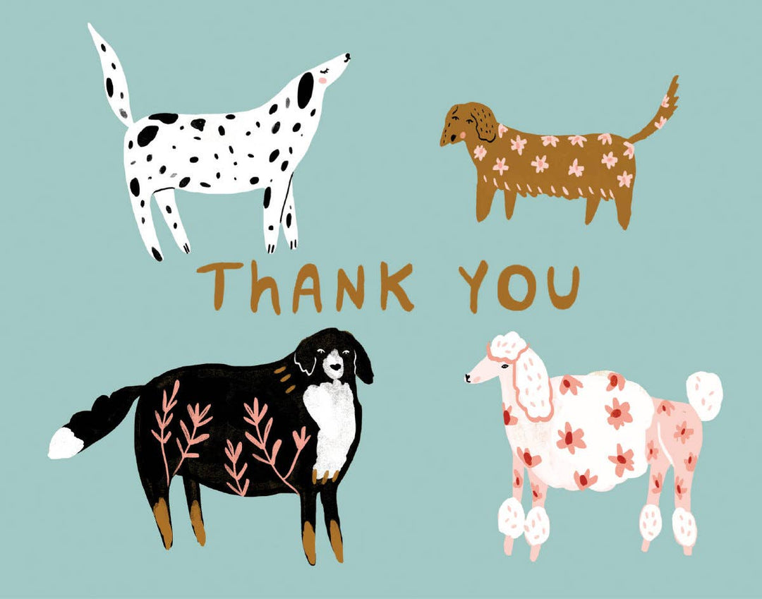 Boxed Notecards | Floral Dogs