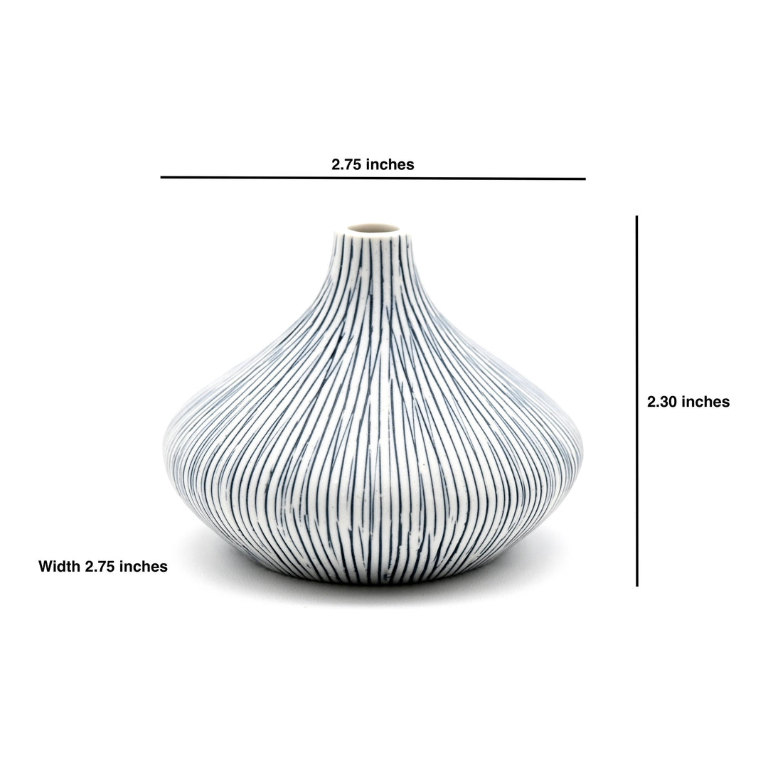 Bud Vase Mini | Indigo Stripe