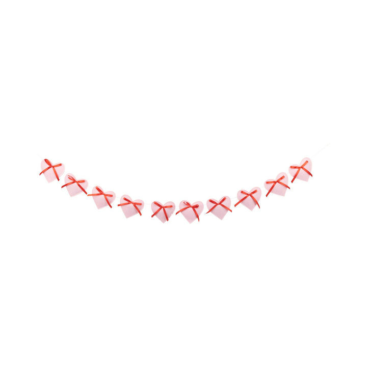 Garland | Pink Felt Heart Banner