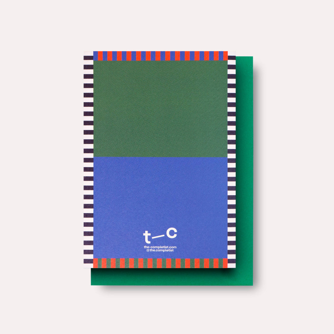 Birthday Card "Green + Blue"