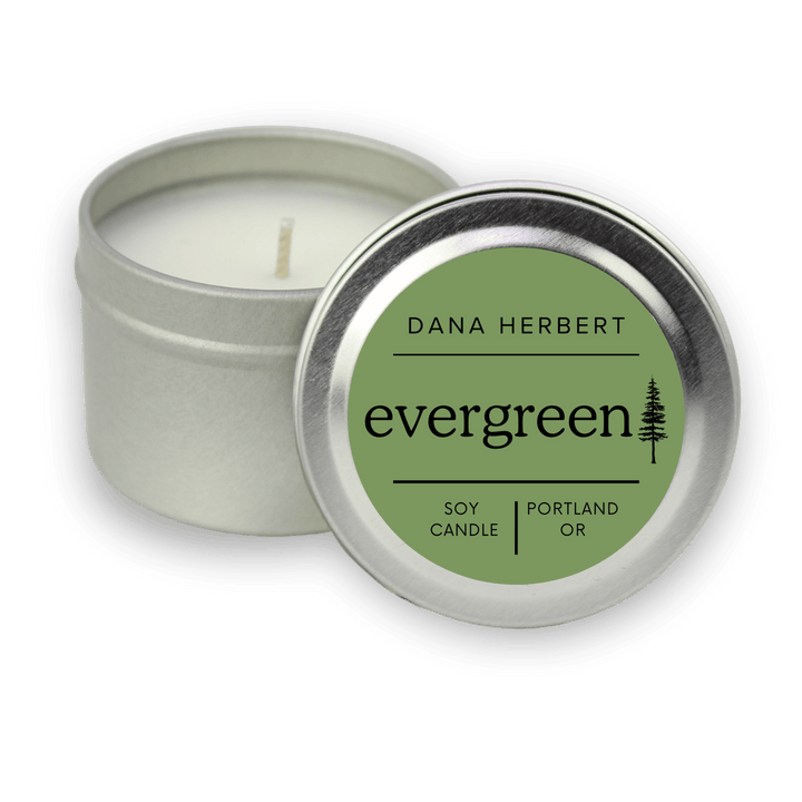 Evergreen Soy Candle Tin | 2oz