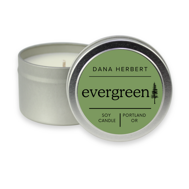 Evergreen Soy Candle Tin | 4oz
