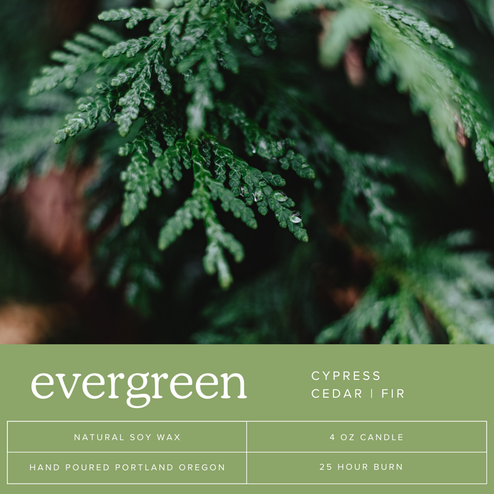 Evergreen Soy Candle Tin | 4oz