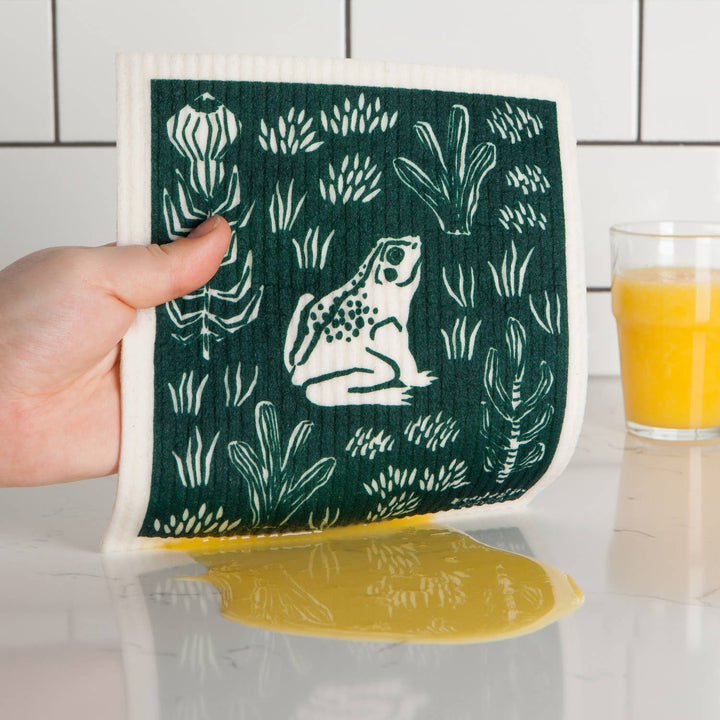 Swedish Dishcloth | Frogs