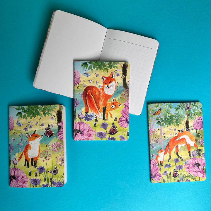 Mini Notebook Trio | Foxes