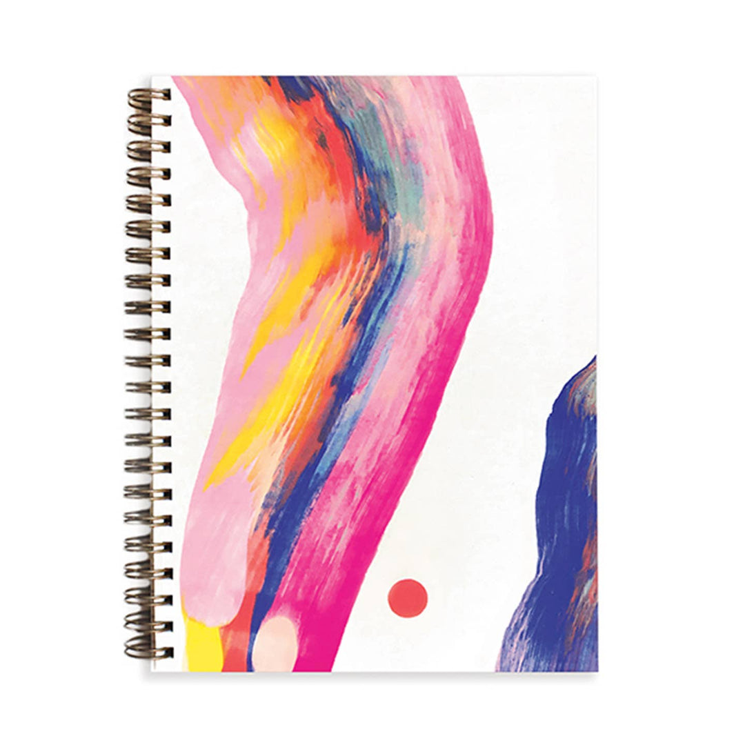 Hand Painted Journal | Candy Swirl