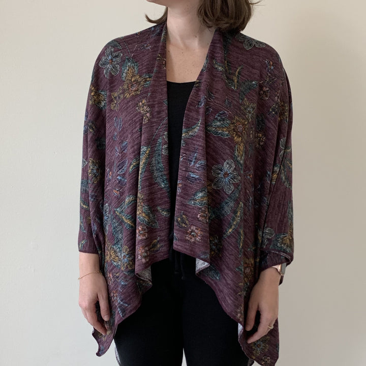 Heather Print Wrap