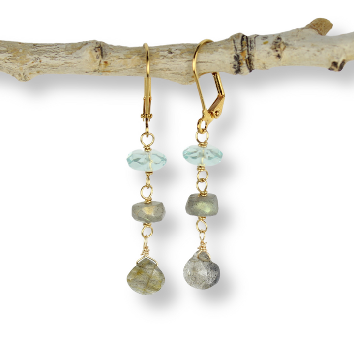 Gold Wire Wrap Earrings | Sale