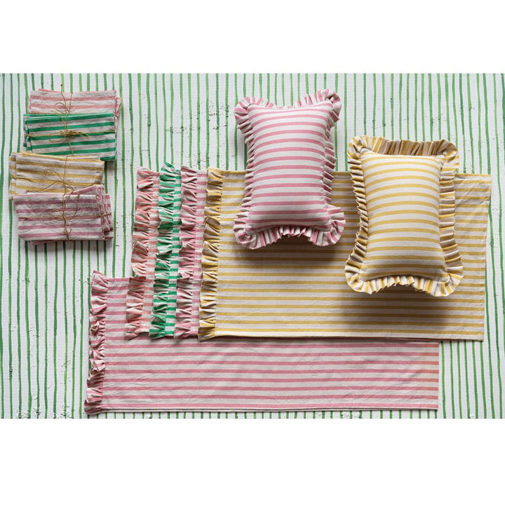 Cloth Napkins | Pink Stripe
