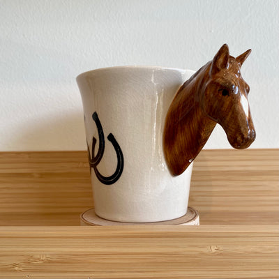 Ceramic Animal Mugs | Horses