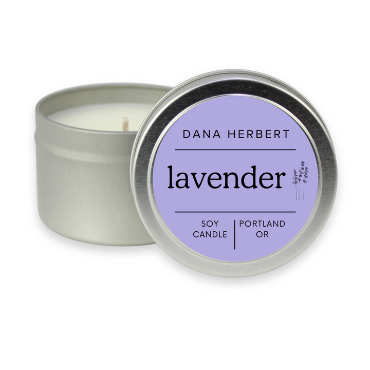 Lavender Soy Candle Tin | 4oz