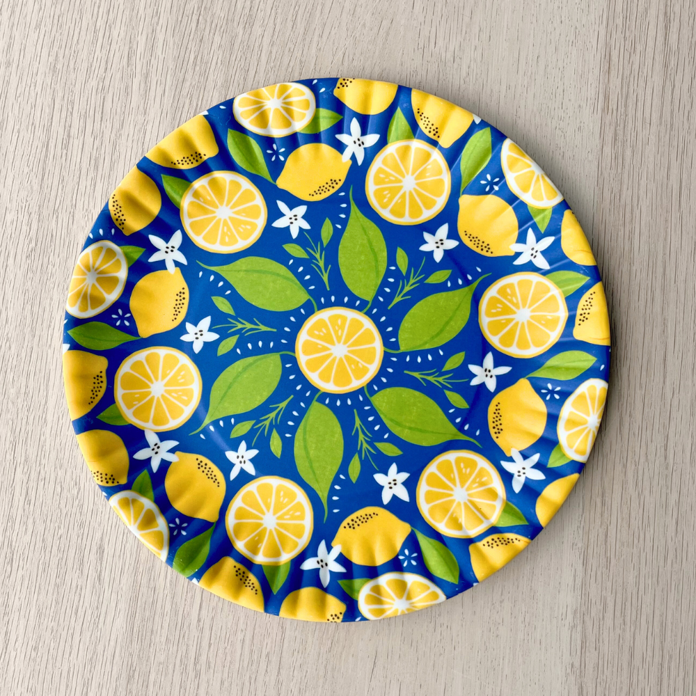 Melamine "Paper" Plates | Lemons