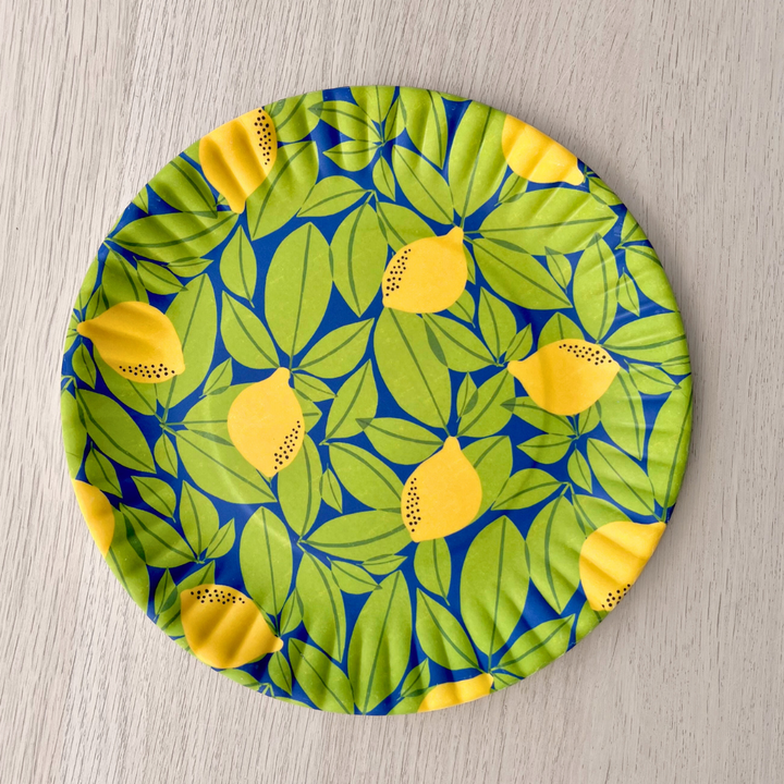 Melamine "Paper" Plates | Lemons