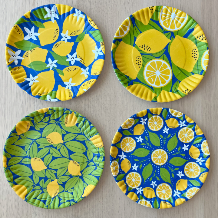 Melamine "Paper" Plates | Lemons