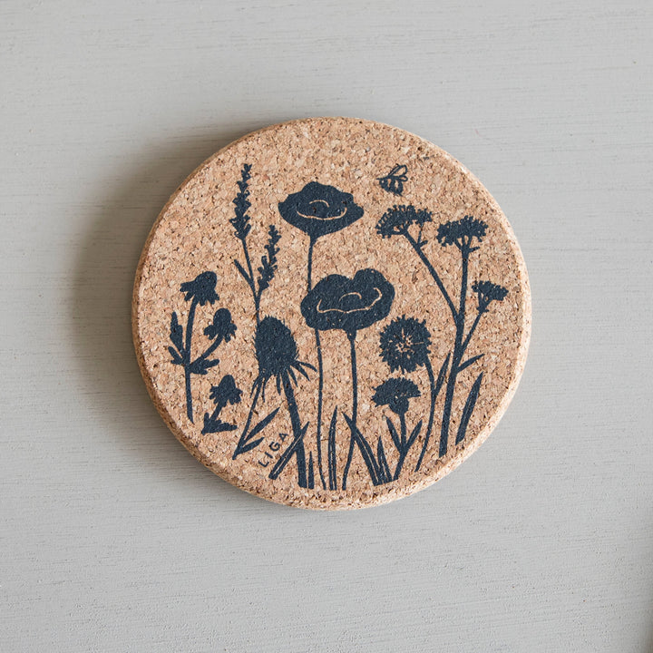 Cork Coasters | Wildflower