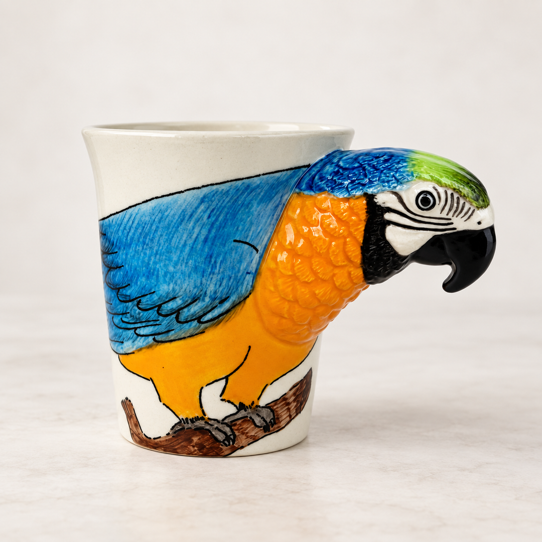 Ceramic Animal Mugs | Birds