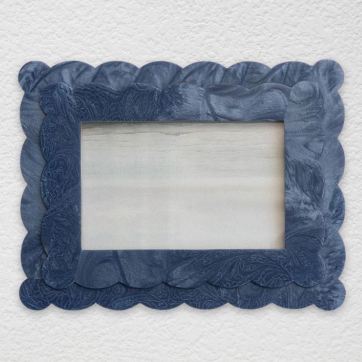 Picture Frames | Scalloped Resin 4x6