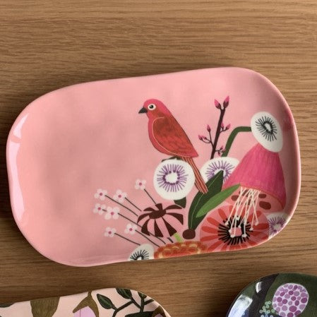 Melamine Bird Trinket Trays