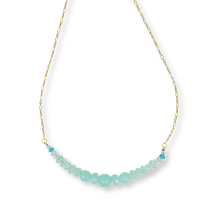 Colorblock Gem Gold Colorblock Gem Necklaces | Sale – Dana Herbert Accessories
