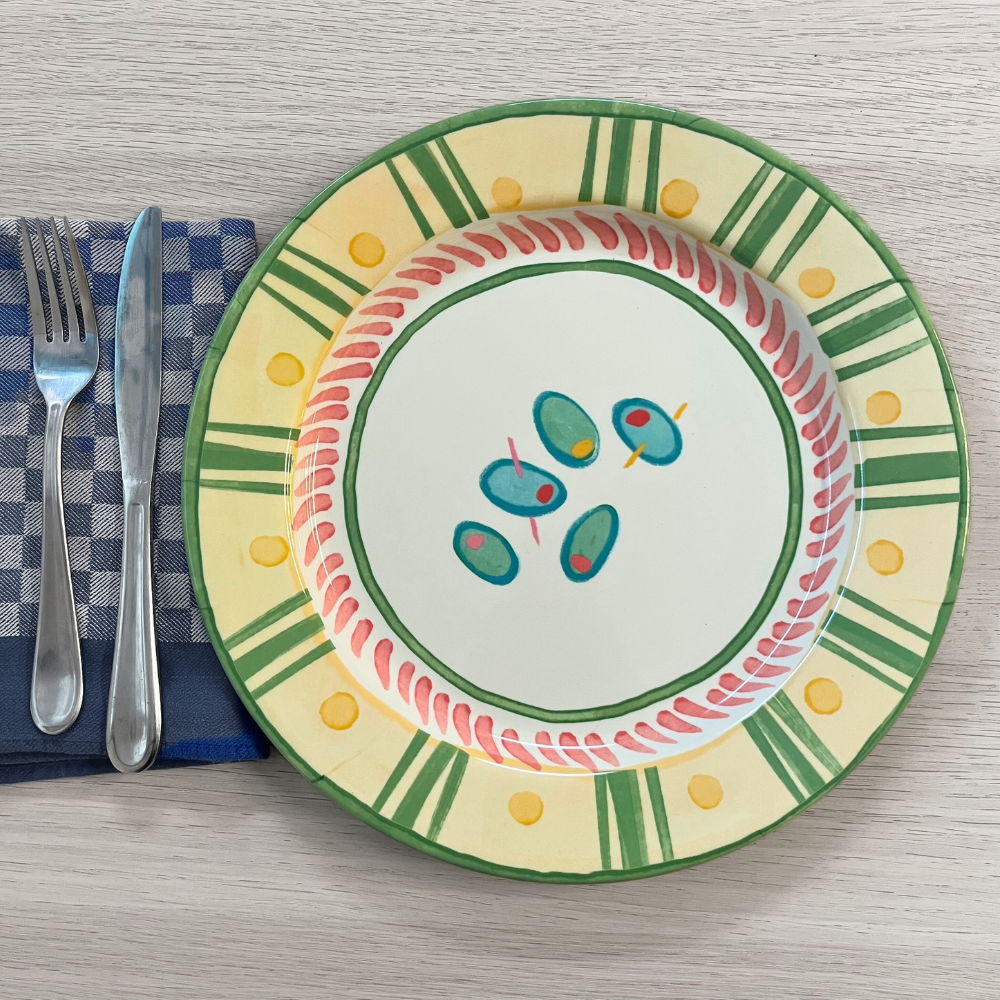 Melamine Plates | Terrazzo Italy 11.5"