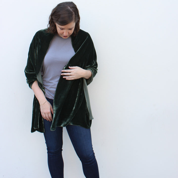 Silk Velvet Shawl