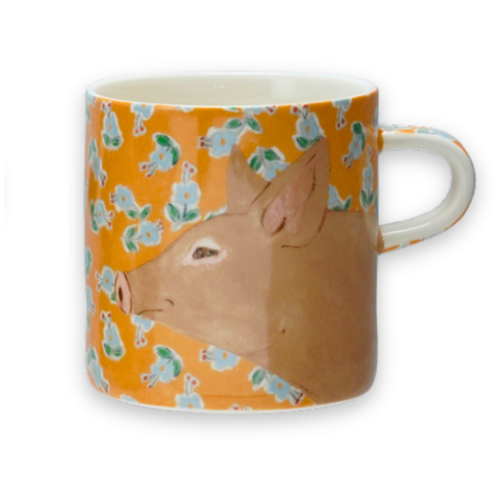 Stoneware Mug | Floral Animals