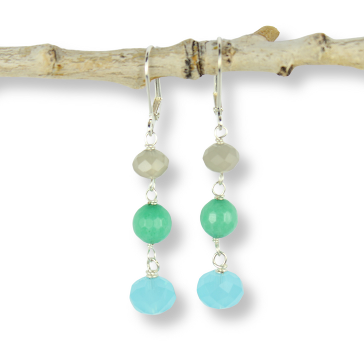 Silver Wire Wrap Earrings | Sale