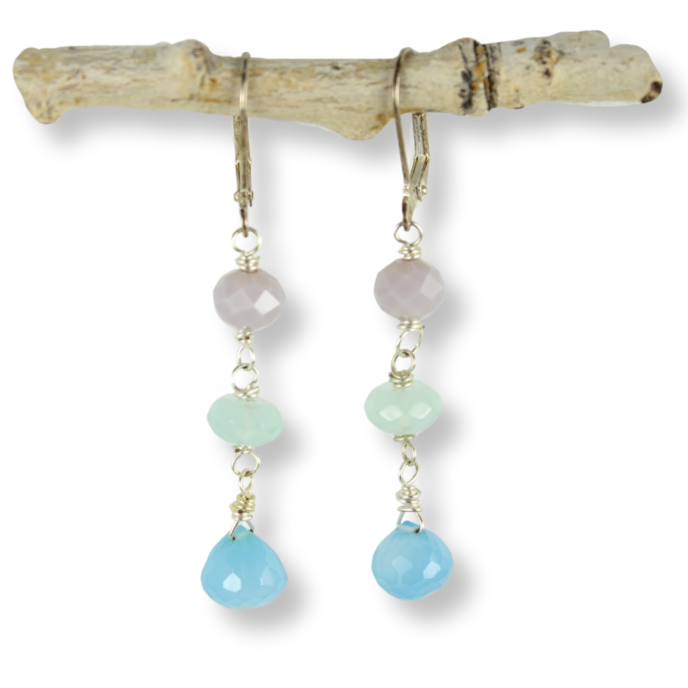 Silver Wire Wrap Earrings | Sale