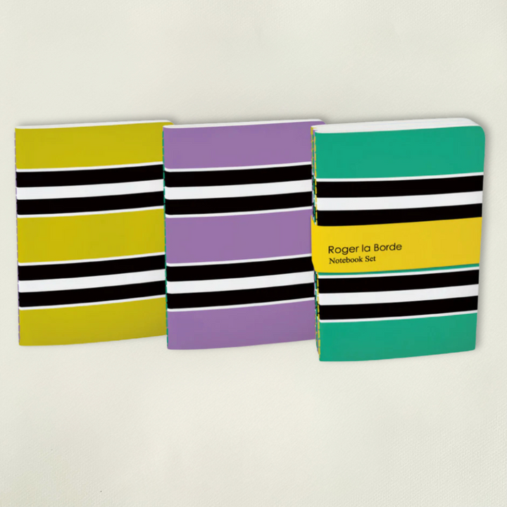 Mini Notebook Trio | Riviera Stripes