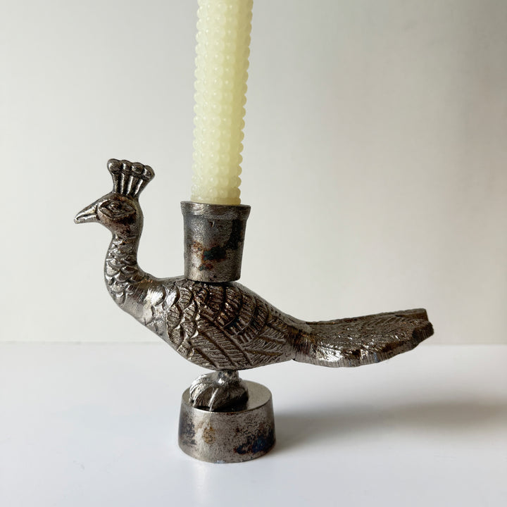 Taper Candle Holder | Peacock